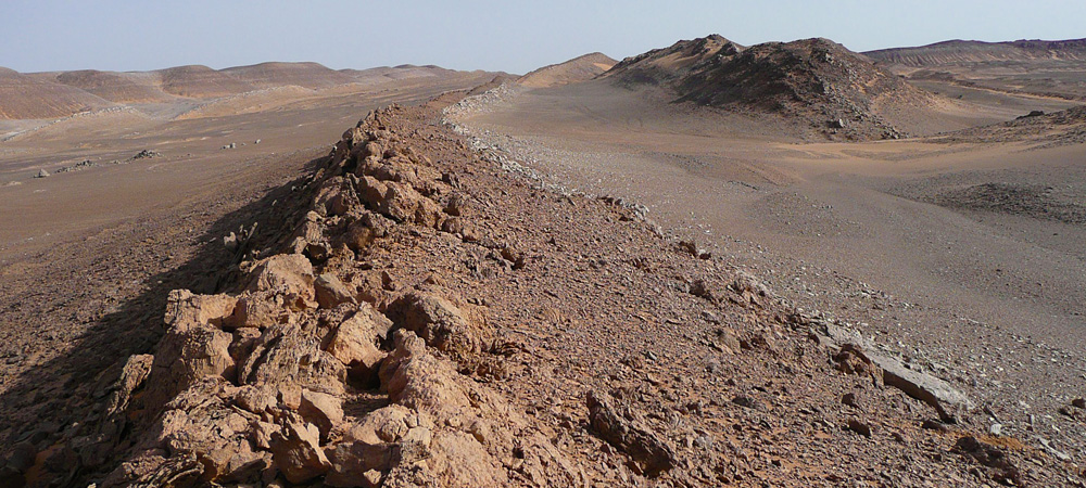Libya - Escarpment of outcropping Marar Fm